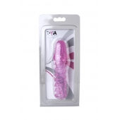 Розовая насадка с нежными шипами - 13,5 см. - Toyfa Basic - в Бердске купить с доставкой