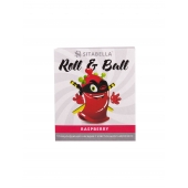 Стимулирующий презерватив-насадка Roll   Ball Raspberry - Sitabella - купить с доставкой в Бердске