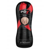 Мастурбатор-вагина Vibrating Pussy Stroker с вибрацией - Pipedream - в Бердске купить с доставкой