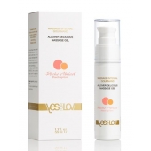 Универсальный массажный гель-смазка Allover Delicious Massage Gel с ароматом персика и аброкоса - 50 мл. - YESforLOV - купить с доставкой в Бердске