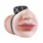 Мастурбатор-ротик с виброкольцом Satisfaction Beloved - Lola Games - в Бердске купить с доставкой