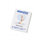 Ультратонкие презервативы Masculan Ultra Fine с обильной смазкой - 3 шт. - Masculan - купить с доставкой в Бердске