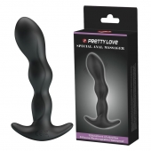 Черный анальный стимулятор простаты с вибрацией Special Anal Massager - 14,5 см. - Baile - в Бердске купить с доставкой