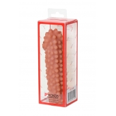 Телесная насадка на фаллос с бугорками KOKOS Extreme Sleeve 10 - 15,8 см. - KOKOS - в Бердске купить с доставкой