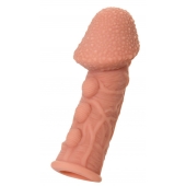 Насадка на фаллос с пузыриками, венками и ребристостью KOKOS Extreme Sleeve 09 - 12,7 см. - KOKOS - в Бердске купить с доставкой