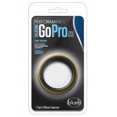 Черно-желтое силиконовое эрекционное кольцо Silicone Go Pro Cock Ring - Blush Novelties - в Бердске купить с доставкой
