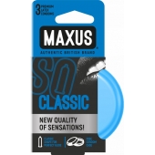 Классические презервативы в железном кейсе MAXUS Classic - 3 шт. - Maxus - купить с доставкой в Бердске