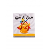 Стимулирующий презерватив-насадка Roll   Ball Banana - Sitabella - купить с доставкой в Бердске