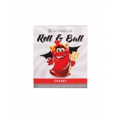 Стимулирующий презерватив-насадка Roll   Ball Cherry - Sitabella - купить с доставкой в Бердске