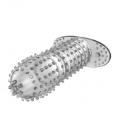 Закрытая прозрачная насадка Crystal sleeve - 12 см. - Erowoman-Eroman - в Бердске купить с доставкой
