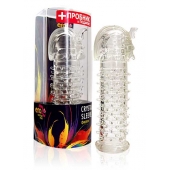 Закрытая прозрачная насадка на пенис Crystal Sleeve Faraon - 13,5 см. - Erowoman-Eroman - в Бердске купить с доставкой