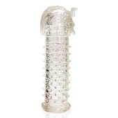 Закрытая прозрачная насадка на пенис Crystal Sleeve Faraon - 13,5 см. - Erowoman-Eroman - в Бердске купить с доставкой