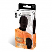 Черная глухая маска на голову - Lux Fetish - купить с доставкой в Бердске