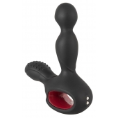 Черный вибромассажер простаты с нагревом и ротацией Prostate Plug - 14,5 см. - Orion - в Бердске купить с доставкой