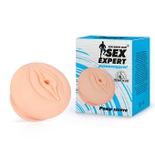 Телесная насадка-вагина на помпу - Sex Expert - в Бердске купить с доставкой