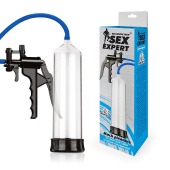 Прозрачная вакуумная помпа Sex Expert с насосом - Sex Expert - в Бердске купить с доставкой