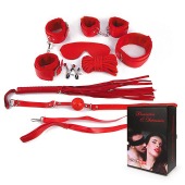 Пикантный красный набор БДСМ - Notabu - купить с доставкой в Бердске