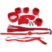 Пикантный красный набор БДСМ - Notabu - купить с доставкой в Бердске