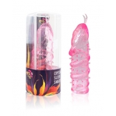 Закрытая рельефная насадка Crystal sleeve snakes в виде змеи с усиками - 14 см. - Erowoman-Eroman - в Бердске купить с доставкой