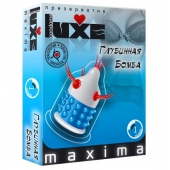 Презерватив LUXE Maxima  Глубинная бомба  - 1 шт. - Luxe - купить с доставкой в Бердске