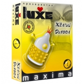 Презерватив LUXE Maxima  Желтый дьявол  - 1 шт. - Luxe - купить с доставкой в Бердске