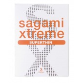 Ультратонкие презервативы Sagami Xtreme SUPERTHIN - 3 шт. - Sagami - купить с доставкой в Бердске