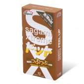Презервативы Sagami Xtreme FEEL UP с точечной текстурой и линиями прилегания - 10 шт. - Sagami - купить с доставкой в Бердске