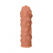 Телесная реалистичная насадка KOKOS Extreme Sleeve 11 с дополнительной стимуляцией - 12,7 см. - KOKOS - в Бердске купить с доставкой