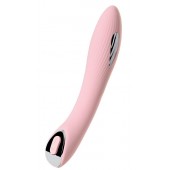 Розовый силиконовый вибратор с электростимуляцией TESLA G-POINT - 21 см. - ToyFa - купить с доставкой в Бердске