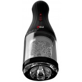 Прозрачный мастурбатор-ротатор с голосовым сопровождением Talk Dirty Rotobator - Pipedream - в Бердске купить с доставкой