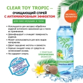 Очищающий спрей для игрушек CLEAR TOY Tropic - 100 мл. - Биоритм - купить с доставкой в Бердске