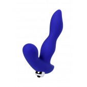 Синий силиконовый вибростимулятор простаты Stroman - 14,5 см. - ToyFa - в Бердске купить с доставкой