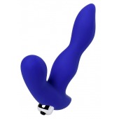 Синий силиконовый вибростимулятор простаты Stroman - 14,5 см. - ToyFa - в Бердске купить с доставкой