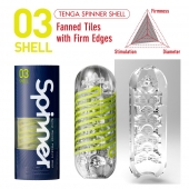 Мастурбатор SPINNER Shell - Tenga - в Бердске купить с доставкой