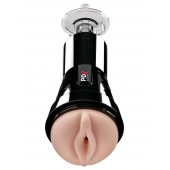 Телесный вибромастурбатор-вагина Cock Compressor Vibrating Stroker - Pipedream - в Бердске купить с доставкой