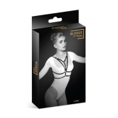 Черная упряжь на грудь Laura - Bijoux Pour Toi - купить с доставкой в Бердске