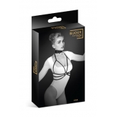 Черная упряжь на грудь Julia - Bijoux Pour Toi - купить с доставкой в Бердске