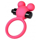 Розовое виброкольцо на пенис A-Toys - A-toys - в Бердске купить с доставкой