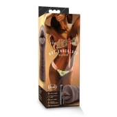 Коричневый мастурбатор-ротик Heather - Blush Novelties - в Бердске купить с доставкой