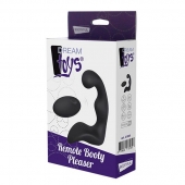 Черный вибромассажер простаты REMOTE BOOTY PLEASER - Dream Toys - в Бердске купить с доставкой