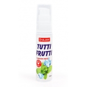 Гель-смазка Tutti-frutti со вкусом сладкой мяты - 30 гр. - Биоритм - купить с доставкой в Бердске