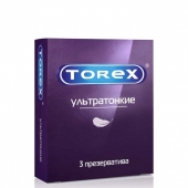 Презервативы Torex  Ультратонкие  - 3 шт. - Torex - купить с доставкой в Бердске