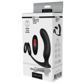 Черный массажер простаты REMOTE P-PLEASER - Dream Toys - в Бердске купить с доставкой