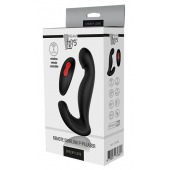 Черный вибромассажер простаты SWIRLING P-PLEASER - Dream Toys - в Бердске купить с доставкой