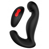 Черный вибромассажер простаты SWIRLING P-PLEASER - Dream Toys - в Бердске купить с доставкой