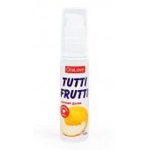 Гель-смазка Tutti-frutti со вкусом сочной дыни - 30 гр. - Биоритм - купить с доставкой в Бердске