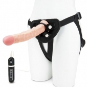 Регулируемые трусики с вибрирующей насадкой - 21 см. - Lux Fetish - купить с доставкой в Бердске