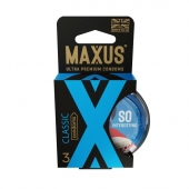 Классические презервативы в пластиковом кейсе MAXUS Classic - 3 шт. - Maxus - купить с доставкой в Бердске