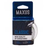 Классические презервативы в пластиковом кейсе MAXUS Classic - 3 шт. - Maxus - купить с доставкой в Бердске