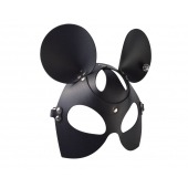 Черная кожаная маска  Мышка - Sitabella - купить с доставкой в Бердске